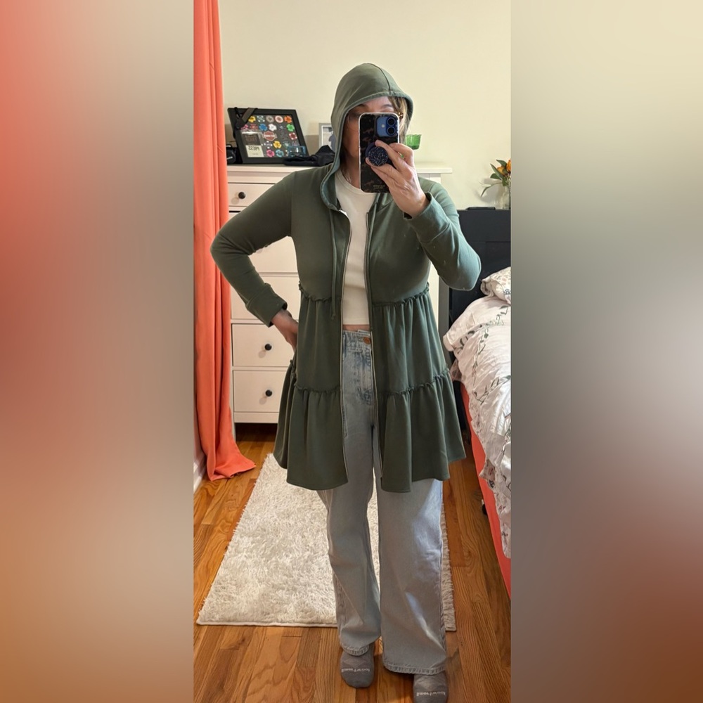 Chris & Carol Olive Green Hoodie
